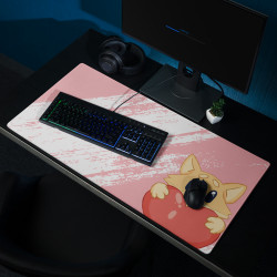 Pink Heart Gaming mouse pad...